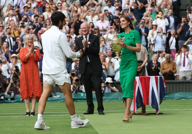 La Principessa di Galles sarà presente alla finale maschile di Wimbledon